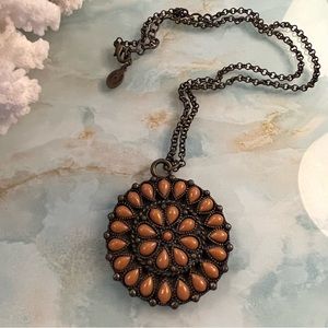 ROBERT ROSE Vintage 90s Cluster Pendant Charm Necklace